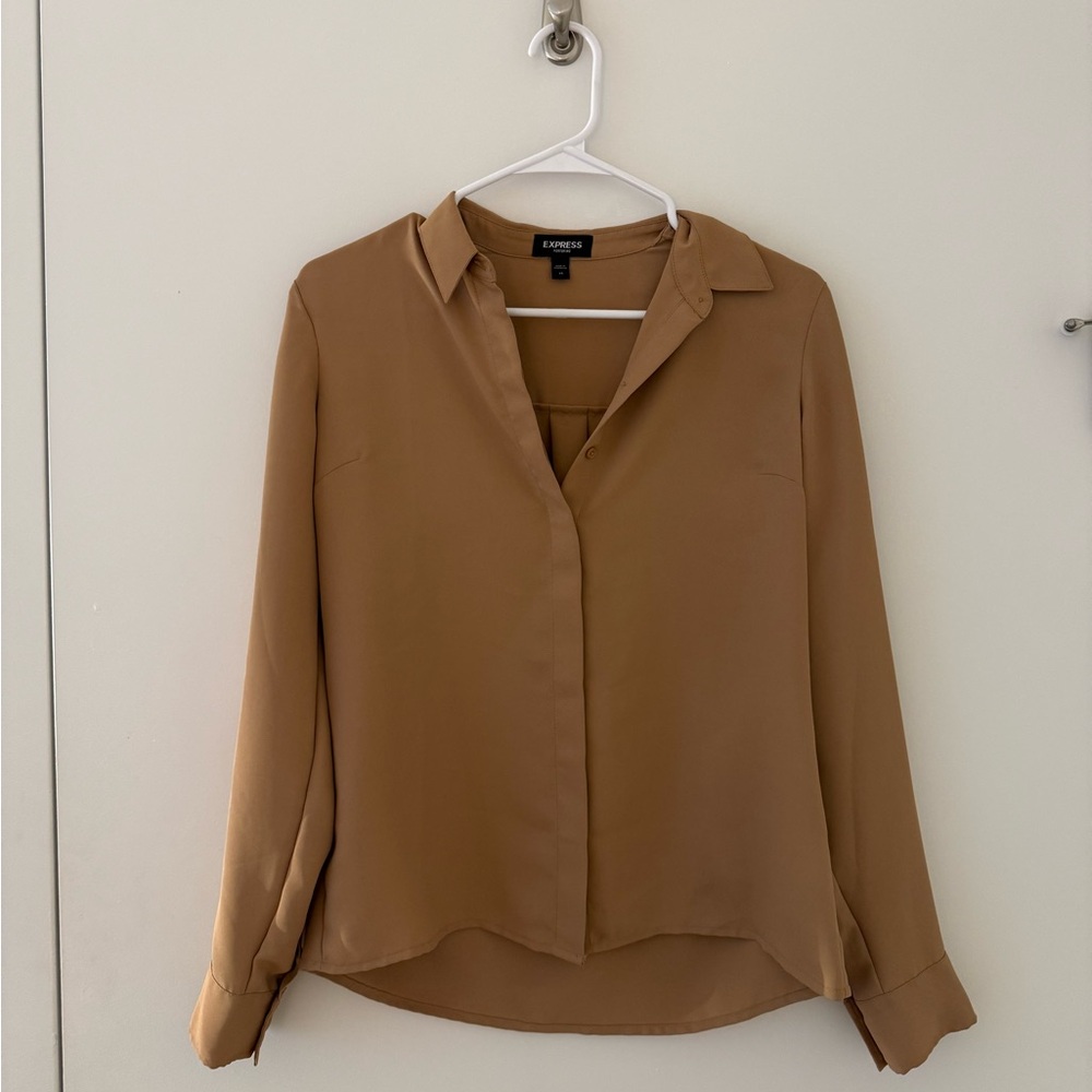 Beige Women's Top